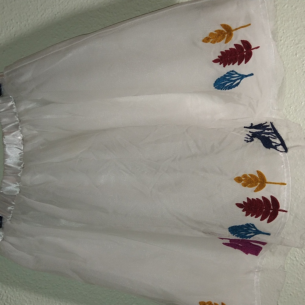 Hannah Andersson Frozen Embroidered Skirt